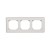Ramka 3- krotna Simon 55 TRD3.149/143 Kontakt-Simon aluminium