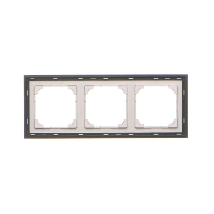 Ramka 3- krotna Simon 55 TRD3.149/143 Kontakt-Simon aluminium