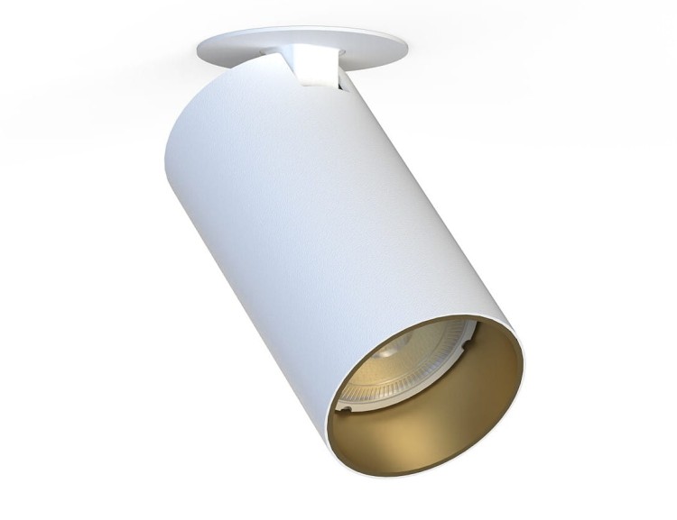 Lampa sufitowa listwa szyna podtynkowa 5,5cm MONO SURFACE WHITE/GOLD 7683 NOWODVORSKI Lighting GU10 Spot oświetleniowa nowoczesna sufitowa metal biała biały nawierzchniowa jak szynoprzewód do regipsu Inspiracje Premium