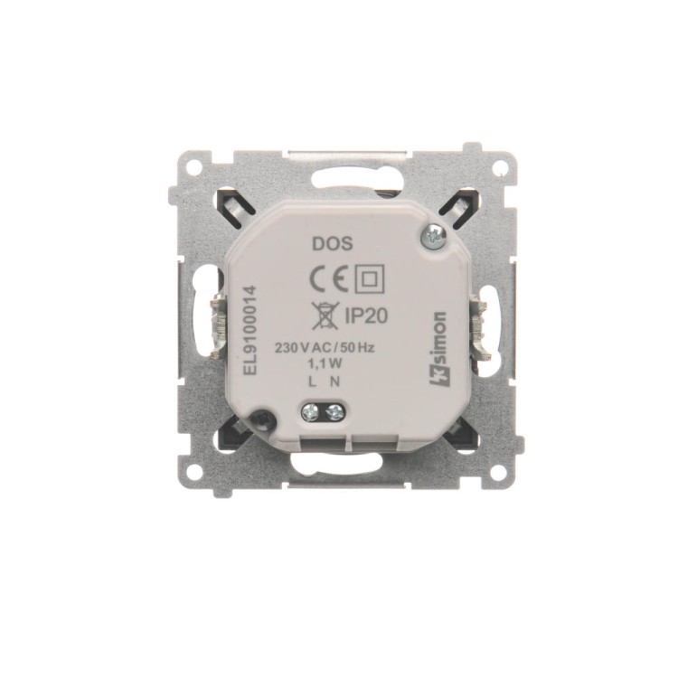 Oprawa oświetleniowa LED, 230V Simon 54 DOSB.01/48 Kontakt-Simon antracyt, metalizowany