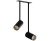 Lampa sufitowa listwa szyna podtynkowa 17cm MONO SURFACE LONG II BLACK/GOLD 7682 NOWODVORSKI Lighting 2x GU10 Spot oświetleniowa nowoczesna sufitowa zwis metal czarno-złota czarna nawierzchniowa jak szynoprzewód do regipsu Inspiracje Premium