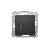 Gniazdo HDMI + komputerowe RJ45 kat.6. Simon 54 DGHRJ45.01/49 Kontakt-Simon czarny mat