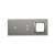 Panel dotykowy 3 moduły Simon 54 Touch DSTR3130/71 Kontakt-Simon srebrna mgła