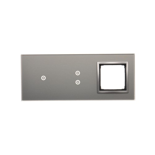 Panel dotykowy 3 moduły Simon 54 Touch DSTR3130/71 Kontakt-Simon srebrna mgła