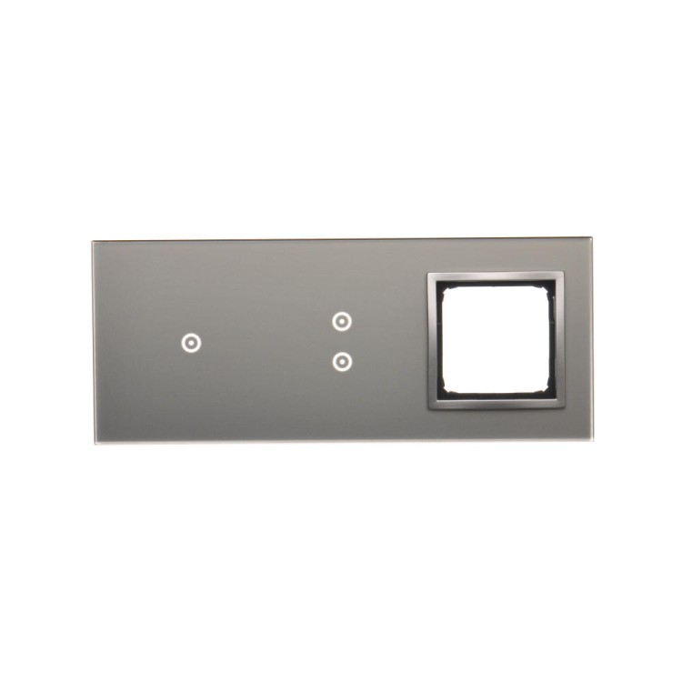 Panel dotykowy 3 moduły Simon 54 Touch DSTR3130/71 Kontakt-Simon srebrna mgła
