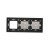 Panel dotykowy 3 moduły Simon 54 Touch DSTR3130/71 Kontakt-Simon srebrna mgła