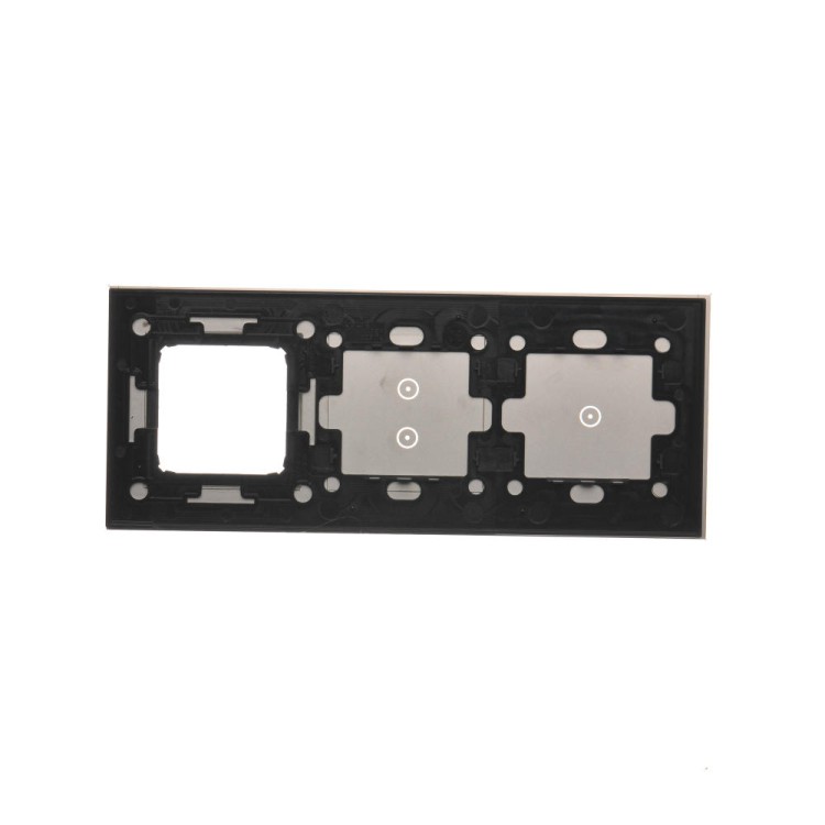 Panel dotykowy 3 moduły Simon 54 Touch DSTR3130/71 Kontakt-Simon srebrna mgła