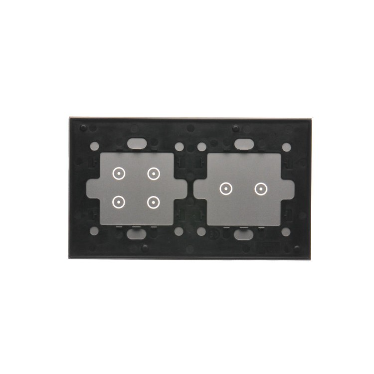 Panel dotykowy 2 moduły Simon 54 Touch DSTR224/71 Kontakt-Simon srebrna mgła