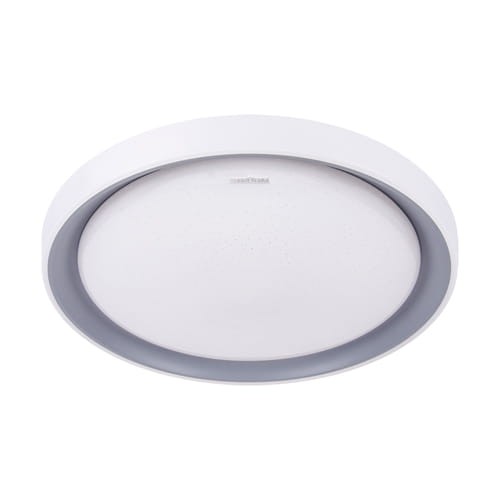 Plafoniera Plafon Łazienkowy ARIEL LED C 48W IP44 04012 Struhm Ideus z Pilotem do łazienki sypialni korytarza jadalni oprawa lampa sufitowa biały srebrny