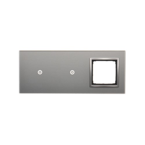 Panel dotykowy 3 moduły Simon 54 Touch DSTR3110/71 Kontakt-Simon srebrna mgła