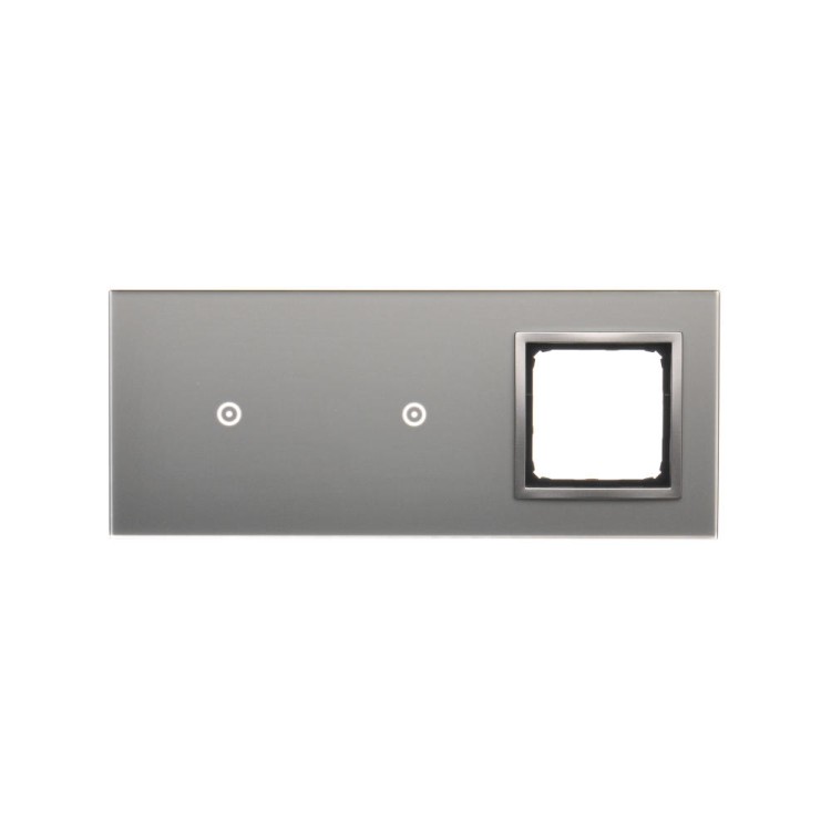 Panel dotykowy 3 moduły Simon 54 Touch DSTR3110/71 Kontakt-Simon srebrna mgła