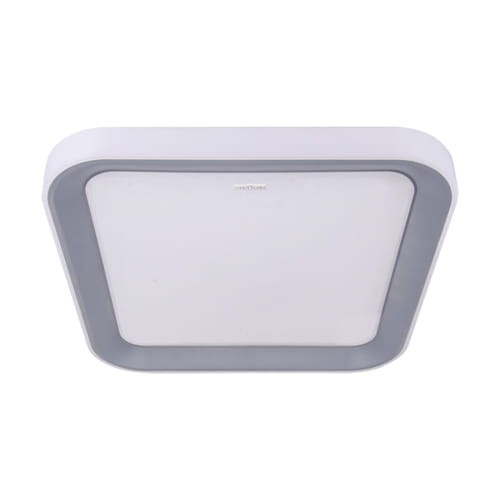 Plafoniera Plafon Łazienkowy ARIEL LED D 48W IP44 04013 Struhm Ideus z Pilotem do łazienki sypialni korytarza jadalni oprawa lampa sufitowa biały srebrny