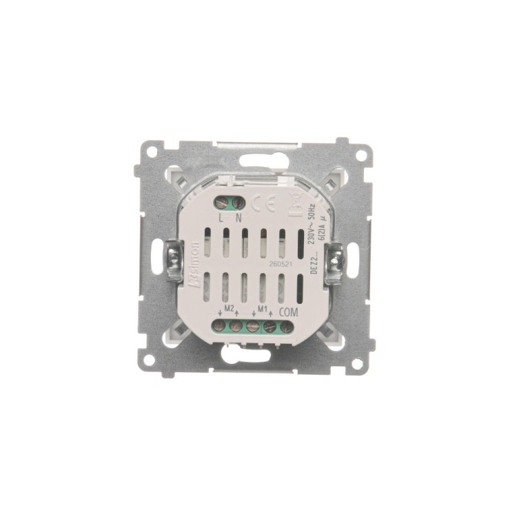 Łącznik / przycisk roletowy podwójny elektroniczny Simon 54 DEZ2.01/41 Kontakt-Simon kremowy