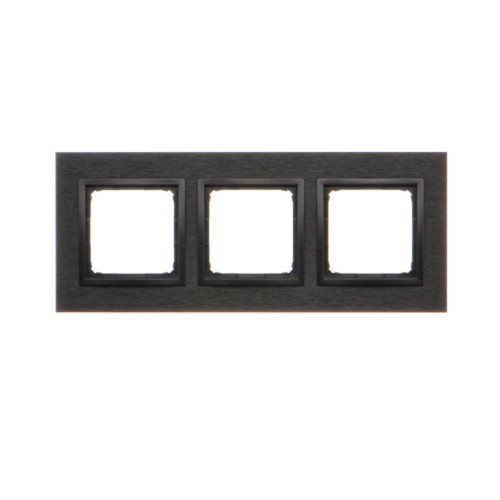 Ramka 3- krotna metalowa Simon 54 Nature DRN3/83 Kontakt-Simon inox dark