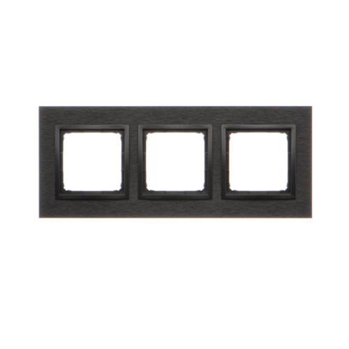 Ramka 3- krotna metalowa Simon 54 Nature DRN3/83 Kontakt-Simon inox dark