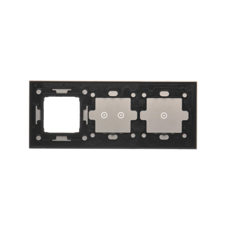 Panel dotykowy 3 moduły Simon 54 Touch DSTR3120/71 Kontakt-Simon srebrna mgła