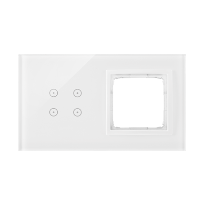 Panel dotykowy 2 moduły Simon 54 Touch DSTR240/70 Kontakt-Simon biała perła