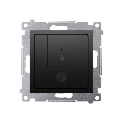 Ściemniacz dwuprzyciskowy Simon 54 D75310.01/49 Kontakt-Simon czarny mat