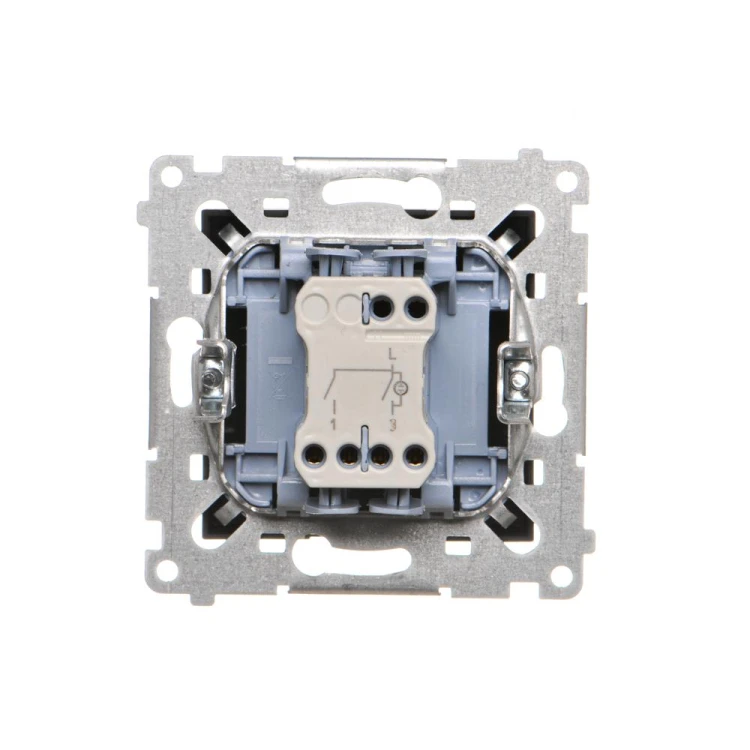 Łącznik świecznikowy z podświetleniem LED do wersji IP44 Simon 54 DW5BL.01/49 Kontakt-Simon czarny mat