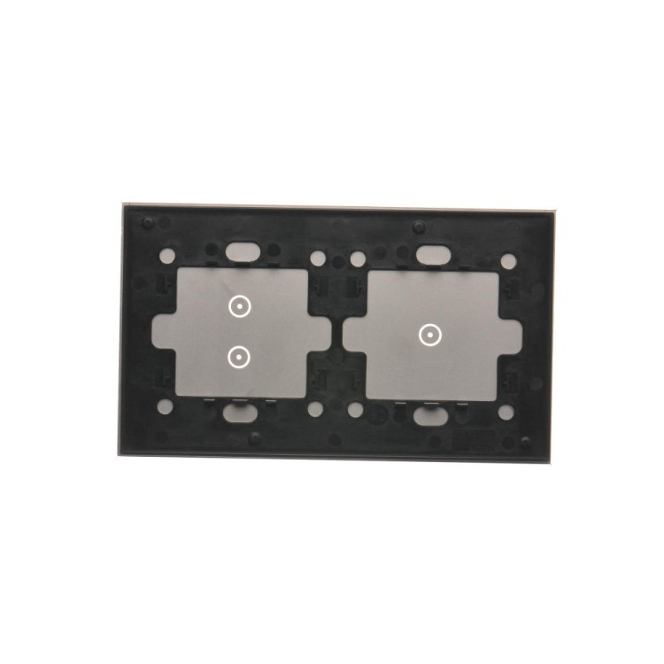 Panel dotykowy 2 moduły Simon 54 Touch DSTR213/71 Kontakt-Simon srebrna mgła