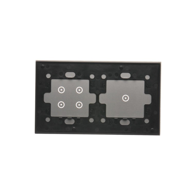 Panel dotykowy 2 moduły Simon 54 Touch DSTR214/71 Kontakt-Simon srebrna mgła