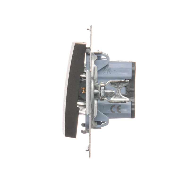 Łącznik jednobiegunowy z podświetleniem LED Simon 54 DW1AL.01/46 Kontakt-Simon brąz mat, metalizowany