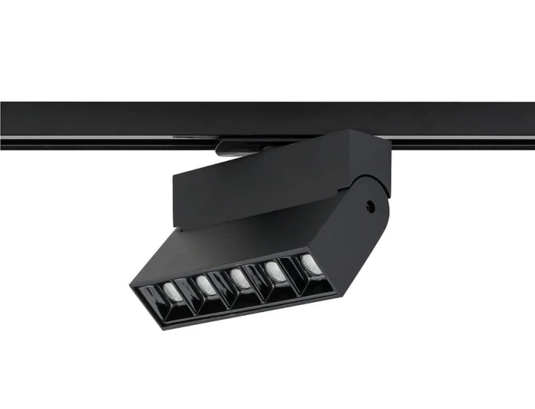 Lampa szynowa Reflektor szynowy jednofazowa spot punktowa PROFILE FOCUS LED WHITE 7618 NOWODVORSKI Lighting 9W 3000K Loft nowoczesna sufitowa ścienna oświetlenie szynowe 230V do szynoprzewodu barwa ciepła ciepłobiała biała biały Inspiracje Premium