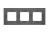 Ramka 3- krotna metalowa Simon 54 Nature DRN3/78 Kontakt-Simon inox yin