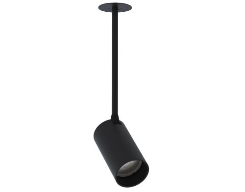Lampa sufitowa podtynkowa zwis MONO SURFACE LONG S BLACK 7737 NOWODVORSKI Lighting 1xGU10 Spot oświetleniowa nowoczesna sufitowa metal czarna do regipsu Inspiracje Premium