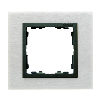 Ramka 1- krotna metalowa Simon 82 Nature 82817-31 Kontakt-Simon inox mat / grafit