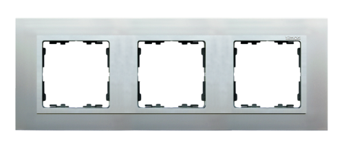 Ramka 3- krotna metalowa Simon 82 Nature 82937-33 Kontakt-Simon aluminium / aluminium mat