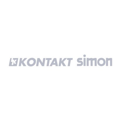 Ramka 5- krotna szklana Simon 54 Nature DRN5/71 Kontakt-Simon srebrna mgła