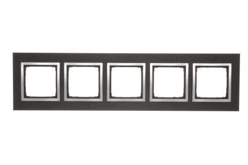 Ramka 5- krotna metalowa Simon 54 Nature DRN5/78 Kontakt-Simon inox yin