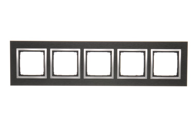 Ramka 5- krotna metalowa Simon 54 Nature DRN5/78 Kontakt-Simon inox yin