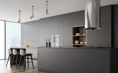 Lampa sufitowa podtynkowa zwis MONO SURFACE LONG M SOLID BRASS 7742 NOWODVORSKI Lighting GU10 Spot oświetleniowa nowoczesna sufitowa mosiądz metal złoto-czarna złota do regipsu Inspiracje Premium