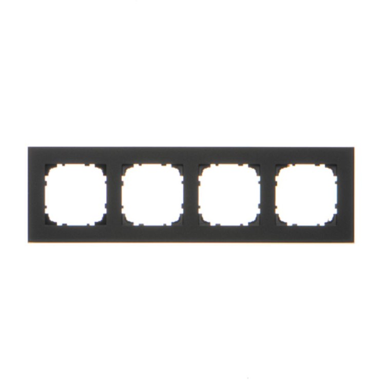Ramka 4- krotna Simon 55 TRD4.166/149 Kontakt-Simon czarny