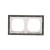 Ramka 2- krotna Simon 55 TRD2.149/143 Kontakt-Simon aluminium