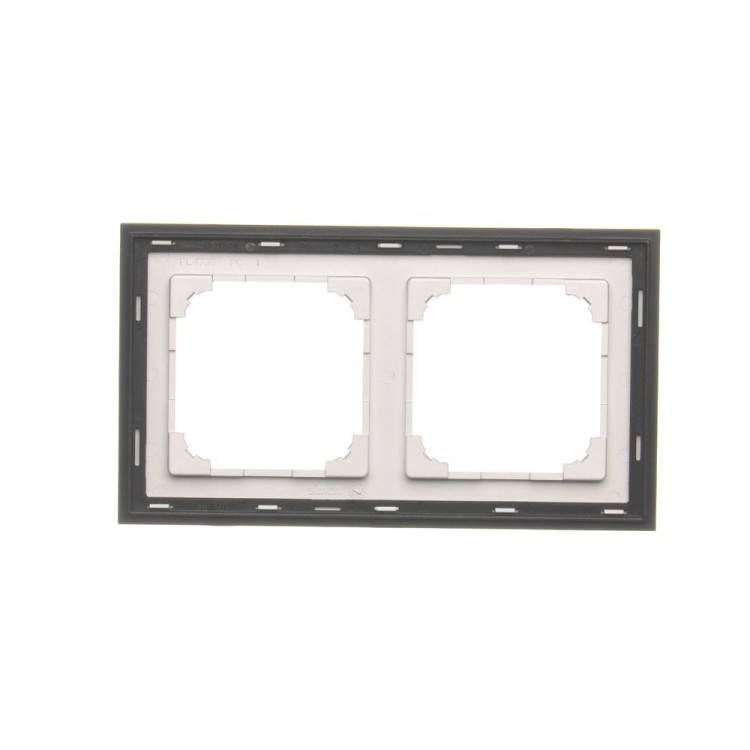 Ramka 2- krotna Simon 55 TRD2.149/143 Kontakt-Simon aluminium