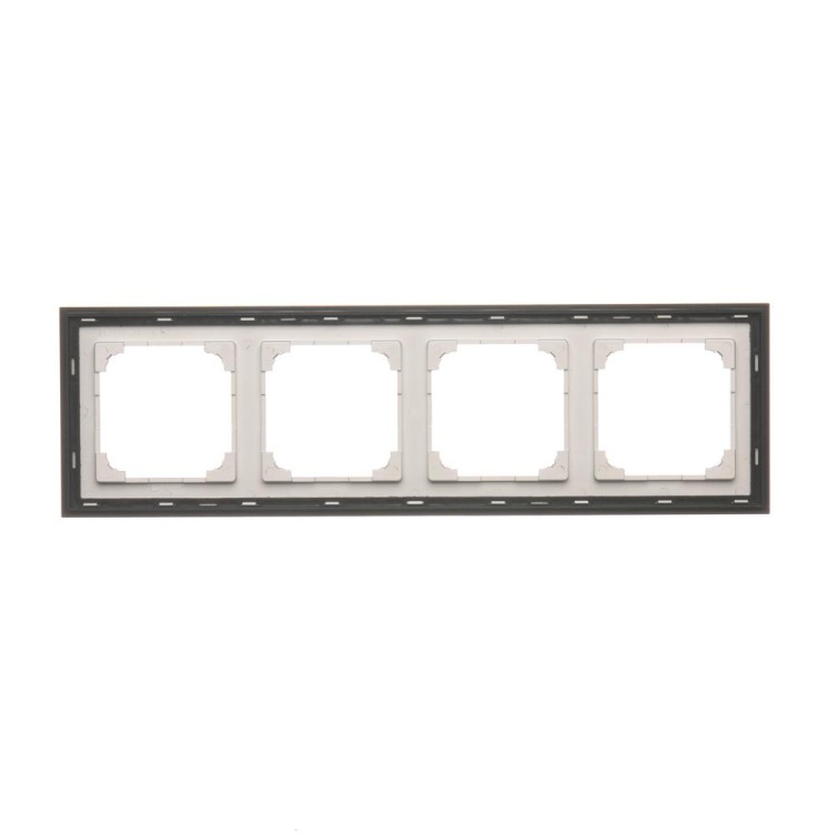 Ramka 4- krotna Simon 55 TRD4.149/143 Kontakt-Simon aluminium