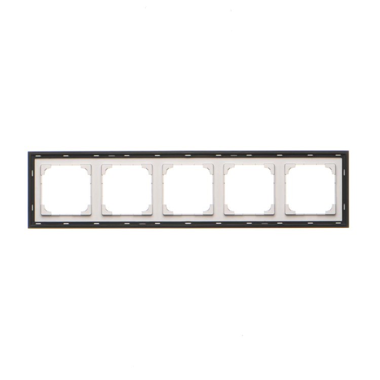 Ramka 5- krotna Simon 55 TRD5.149/143 Kontakt-Simon aluminium