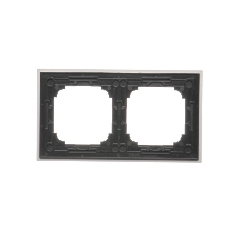 Ramka 2- krotna metalowa Simon 55 Nature TRN2/188 Kontakt-Simon Inox klasyczny