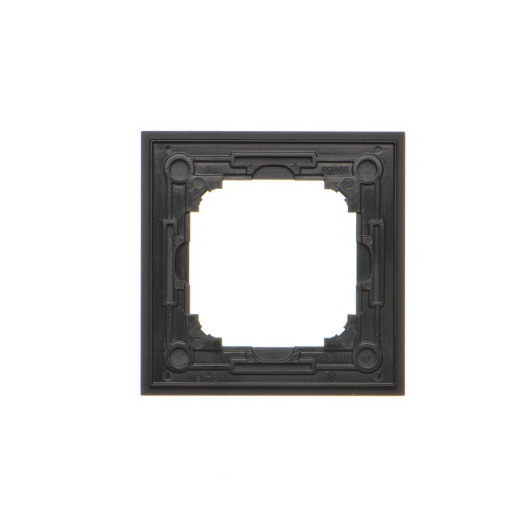 Ramka 1- krotna metalowa Simon 55 Nature TRN1/190 Kontakt-Simon Inox czarny