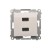 Ładowarka USB podwójna Simon 54 DC2USB.01/11 Kontakt-Simon biały