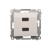 Ładowarka USB podwójna Simon 54 DC2USB.01/11 Kontakt-Simon biały