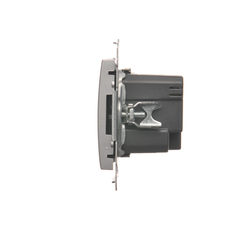 Ładowarka USB podwójna Simon 54 DC2USB.01/43 Kontakt-Simon srebrny mat, metalizowany