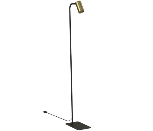 Lampa podłogowa stojąca Industrialna Loft MONO FL SOLID BRASS 7711 NOWODVORSKI Lighting GU10 nowoczesna lampka regulowana mosiądz złota Inspiracje Premium