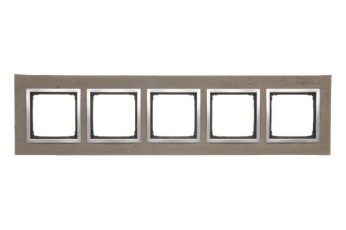 Ramka 5-krotna betonowa Simon 54 Nature DRN5/96 Kontakt-Simon Mokra robota