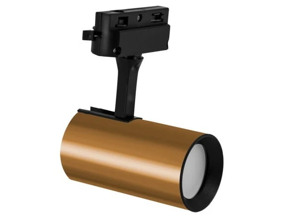 Lampa szynowa Reflektor szynowy GU10 Luter Tra Gold 04093 Struhm Ideus Loft nowoczesna sufitowa ścienna oświetlenie szynowe 230V szynoprzewodu Złota Złoty