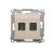 Gniazdo HDMI + komputerowe RJ45 kat.6. Simon 54 DGHRJ45.01/41 Kontakt-Simon kremowy