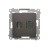 Gniazdo HDMI + komputerowe RJ45 kat.6. Simon 54 DGHRJ45.01/46 Kontakt-Simon brąz mat, metalizowany